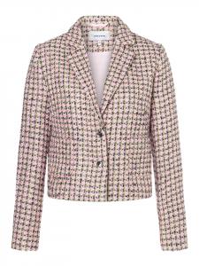 More & More Стильный короткий клетчатый блейзер разноцветного цвета