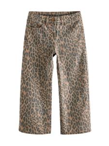 Джинсы Next Wide leg Jeans, цвет mottled brown