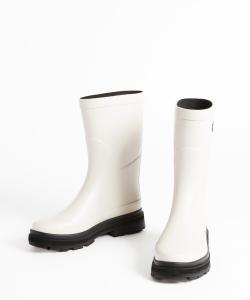 Резиновые сапоги на толстом каблуке для защиты от дождя