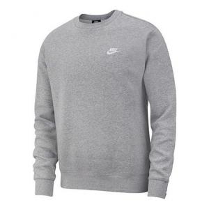 Толстовка Nike Sportswear Club Small logo Long Sleeves Gray Dark gray, серый