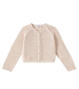 Хлопковый кардиган Il Gufo, бежевый