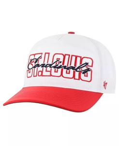 Мужская белая кепка линейного защитника St. Louis Cardinals Hitch Adjustable '47 Brand