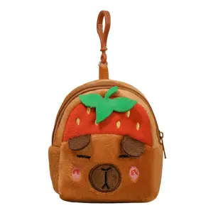 Плюшевый кулон капибара из серии мультяшных фруктов высота 10,5 см Whoops