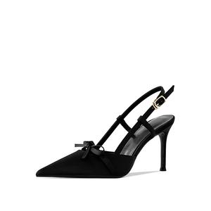 Женские туфли на тонком каблуке и высоком каблуке Beijiani, Black