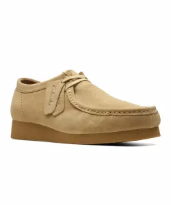 Повседневные туфли Clarks 816G Wallabee EVO WP бежевого цвета