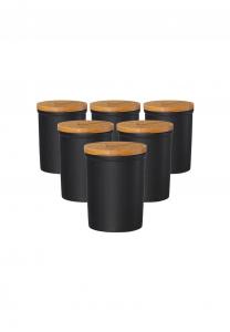 Набор кухонных контейнеров jasper 800 мл 6 шт Jasper Ritzenhoff & Breker, чёрно-коричневый