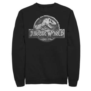 Мужской свитшот с логотипом Jurassic World Two Return Stone Licensed Character, черный