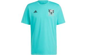 Футболка Месси мужская полумятно-зеленая Adidas, зеленый