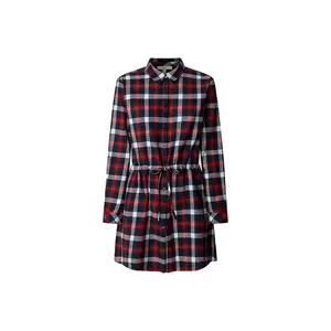 Платье с длинным рукавом Pepe Jeans Marina, красный