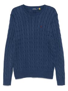 Джемпер с вышивкой Polo Pony Polo Ralph Lauren, синий