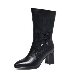 Ботильоны женские 7 см Devanro, Black