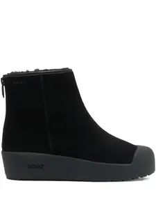 Замшевые ботинки на молнии Bally, черный