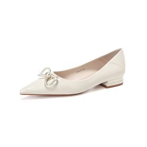 Bamiti Женские повседневные туфли на 2 см каблуке экрю, цвет Ecru