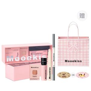 Набор для макияжа steadfast love подарочная коробка выравнивающий тон кожи легко наносится блеск для губ натуральный комплект из 5 предметов Mooekiss