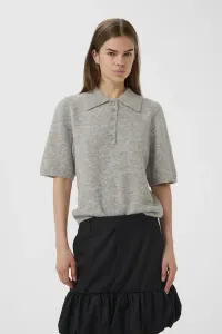 Рубашка поло Gestuz, Light Grey Melange