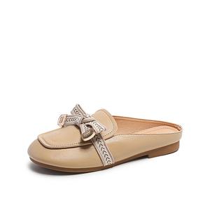 DUSTO Бесшумные противоскользящие и быстросохнущие закрытые тапочки для женщин Skin, цвет Skin