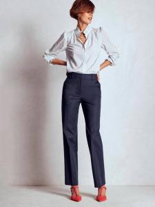 Брюки Canonbury классического кроя Boden, Navy