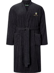 Длинный халат Charles Colby, черный