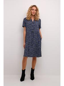 Платье до колена Kaffe, темно-синий