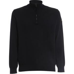 Свитер с застежкой-молнией и логотипом Paul & Shark, темно-синий