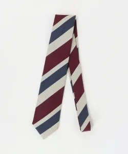 Цветной полковой галстук United Arrows, цвет Wine