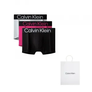Мужские трусы 3 штуки Calvin Klein, черный/серый/красный