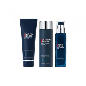 BIOTHERM New Version Blue Diamond Skincare Set, набор из трех средств: увлажнение, питание, подтяжка и успокоение
