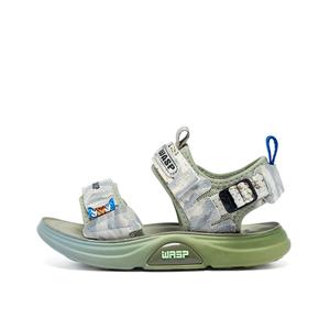 Нескользящие, дышащие, легкие, амортизирующие детские сандалии BIG WASP, зеленый