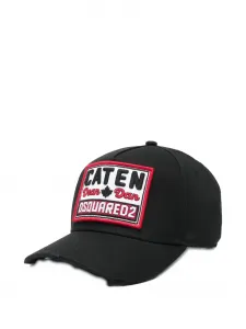 Бейсболка с нашивкой DSQUARED2, черный