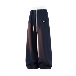 Вязаные спортивные штаны Unisex WARRIOR, темно-синий (diy badge)