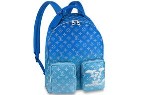 LOUIS VUITTON Рюкзак с несколькими карманами в облачном монохромном синем цвете