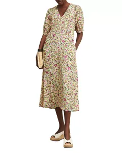 Платье Сантаны Hobbs London, белый