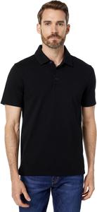 Рубашка-поло Garment Dye Short Sleeve Polo Vince, цвет True Black