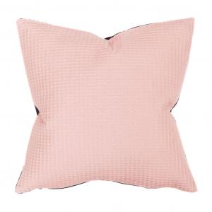 Чехол на подушку Amilian примерно 50x50 см, чехол на подушку, декоративный чехол на подушку, подушка, декоративная подушка, диван, спальня, гостиная, 100% хлопок., розовый