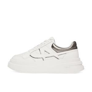 ASH Женские белые лоу-топ скейтборд кроссовки бело-серебристые, цвет White/Silver