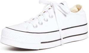 Женские кеды Converse Chuck Taylor All Star Lift с платформой и низким верхом, белый/черный