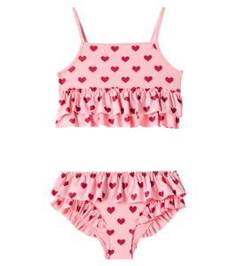 Бикини с принтом Manuca Konges Sløjd, Amour Pink