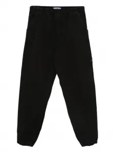 Спортивные брюки с нашивкой-логотипом Stone Island, черный