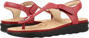 Женские плоские сандалии SAS, красный