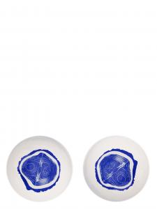 Набор из 2 суповых тарелок 'Le Monde de Charlotte Perriand Tronc' ⌀ 20 см Cassina, мультиколор