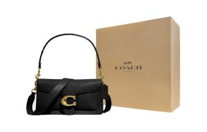 COACH Сумка через плечо Tabby Polished Pebbled Leather Dionysus женская черная
