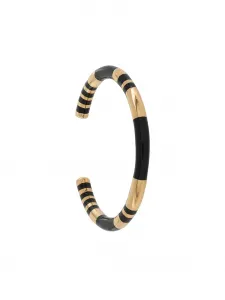 Браслет Positano в полоску Aurelie Bidermann, черный