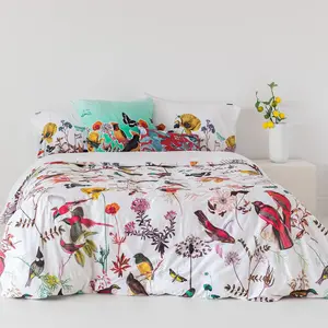 Пододеяльник Райские птицы 240 х 220 см 100% хлопок Сделано в Европе HAPPY FRIDAY S.L.