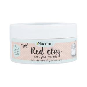 Маска против покраснений, Красная глина, 100 г Nacomi, Clay