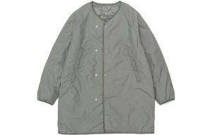 Стеганое пальто Nanamica, зеленый