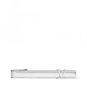 Зажим для галстука с инициалами LV Louis Vuitton, серебряный