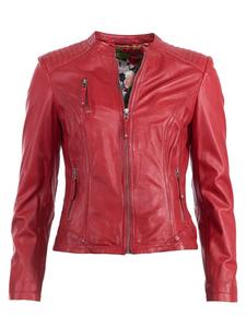 Кожаная куртка JCC 125302, красный