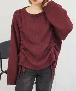 пуловер тип-топ/с кулиской спереди