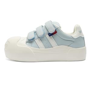 WENPU Легкие амортизирующие низкие скейтерские туфли на платформе для женщин синие, цвет Blue