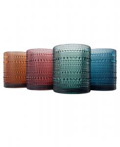 Классические стаканы для напитков, набор из 4 штук The Wine Savant, мультколор